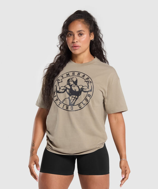 Strong Girl Lifting Graphic T-Shirt