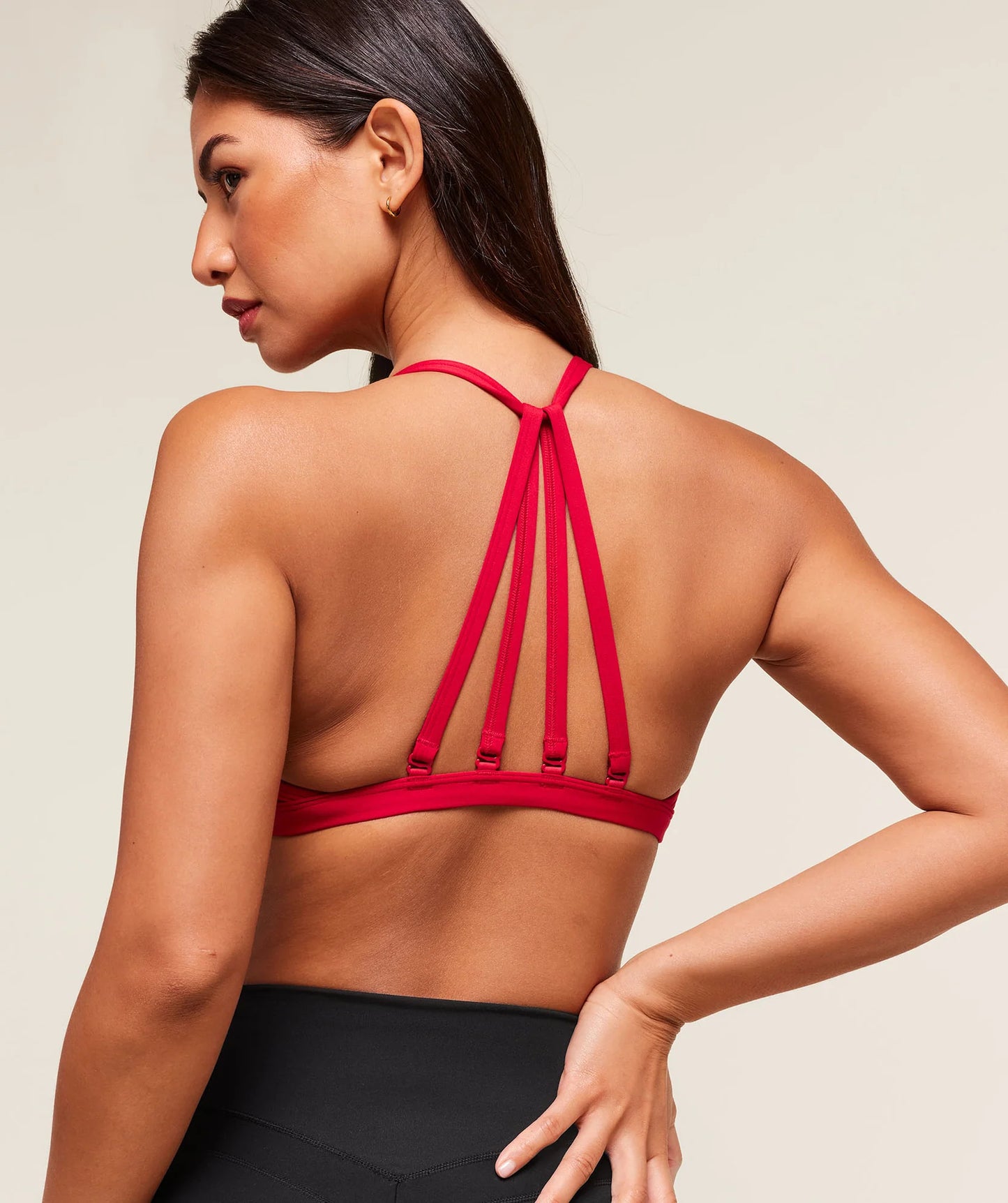 Minimal Sports Bra Red