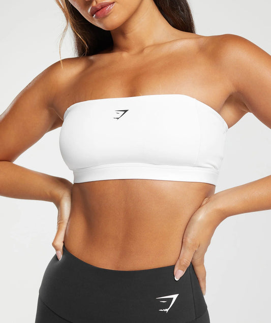 Multi Way Strap Bandeau Sport Bra