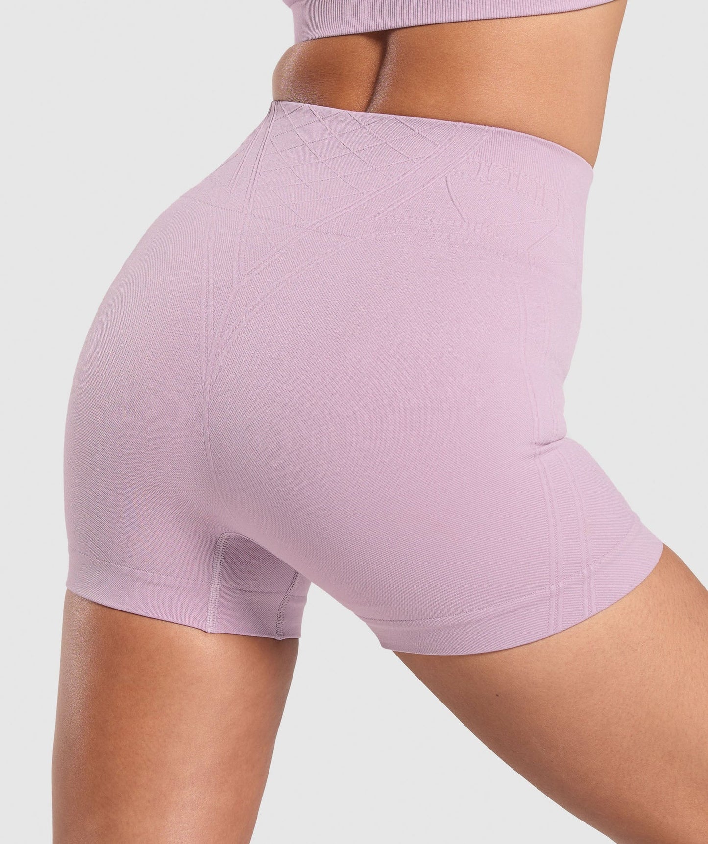 Corset Seamless Shorts Lilac