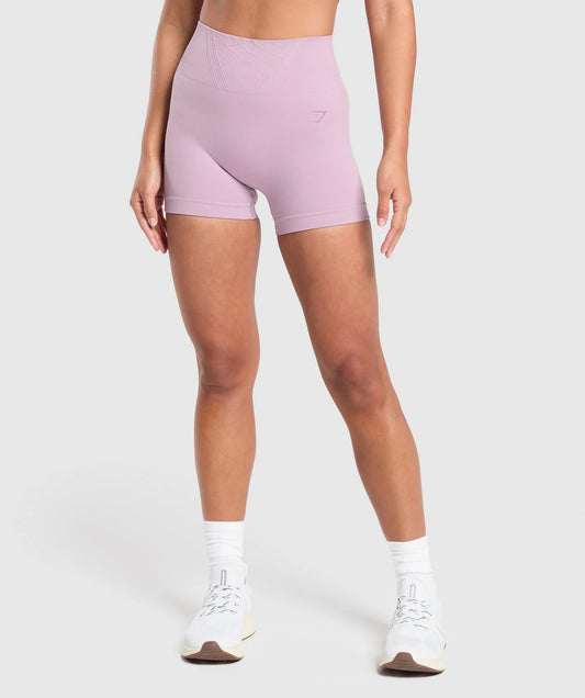 Corset Seamless Shorts Lilac