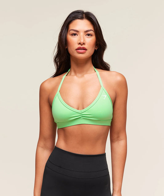 Minimal Halterneck Sports Bra