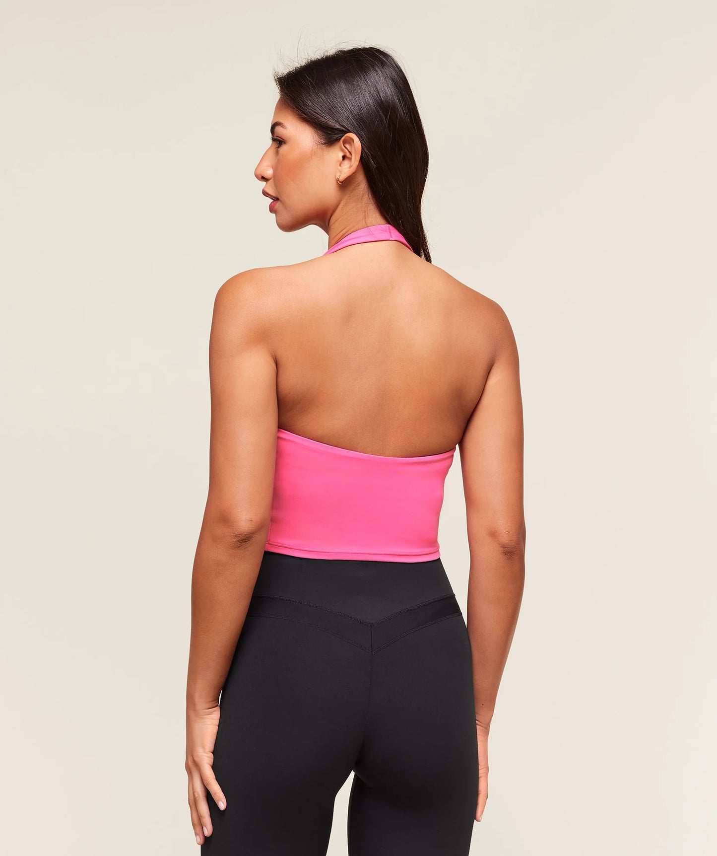 Halter Neck Cami With Shelf